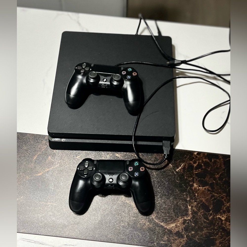 SONY PS4 PlayStation 4 Pro Jet Black 1TB (New Console with Controllers